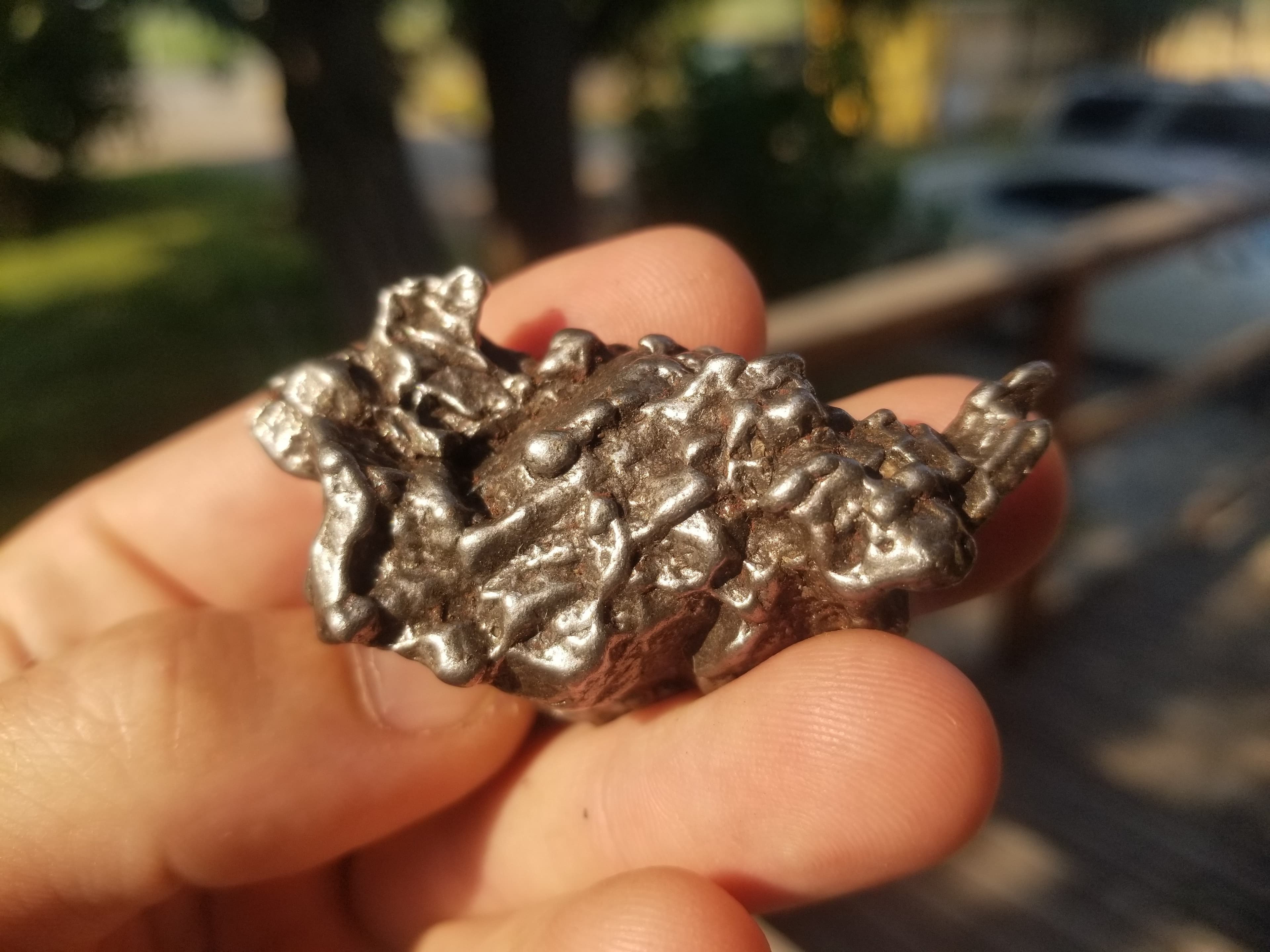 Beautiful Campo del Cielo Meteorite Specimen Natural 109g Argentina Renowned Widmanstätten Pattern