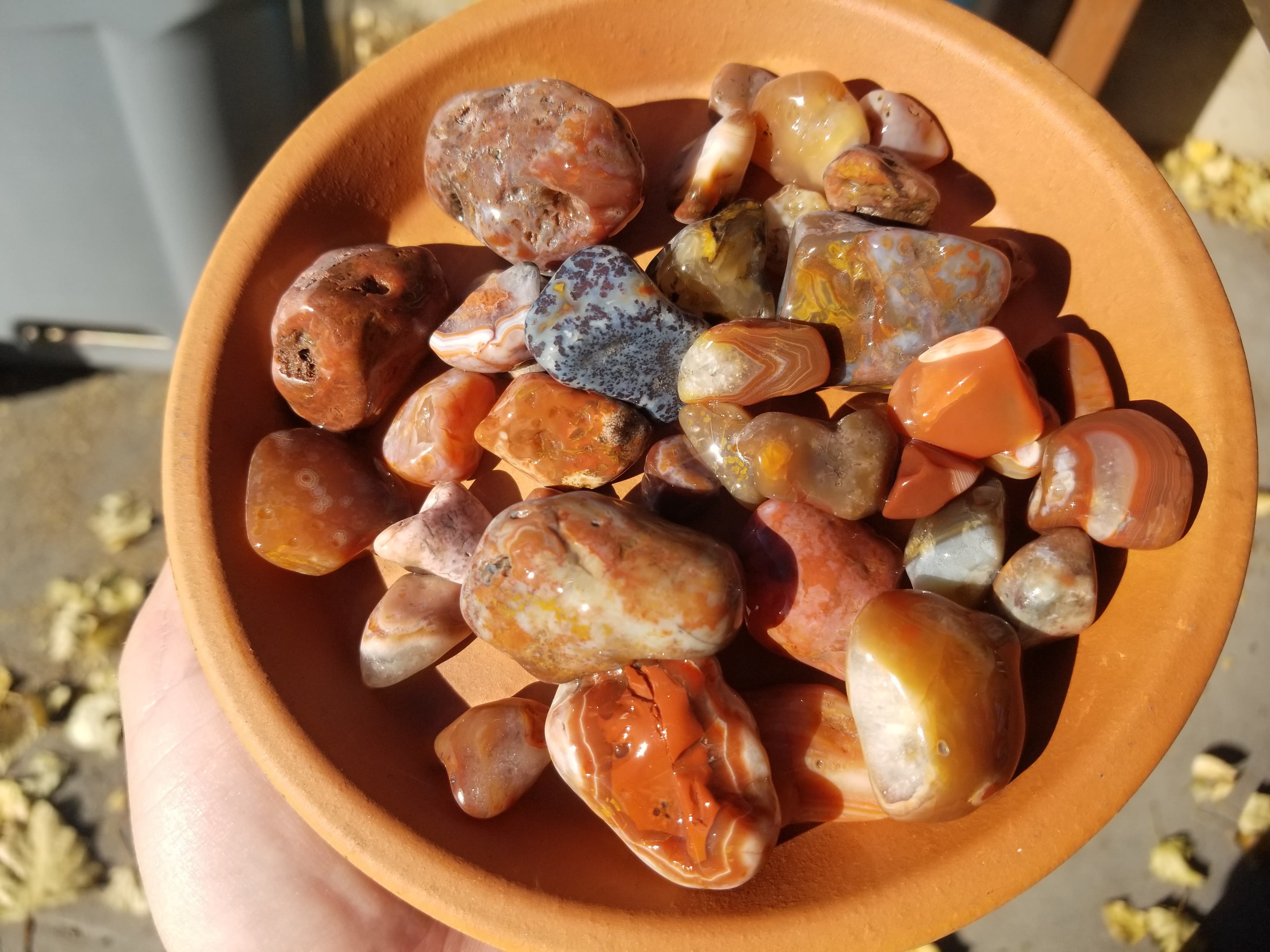 Beautiful Natural Lake Superior Agate Lot Sale Old Collection 318g Over 1 Billion Yrs Old
