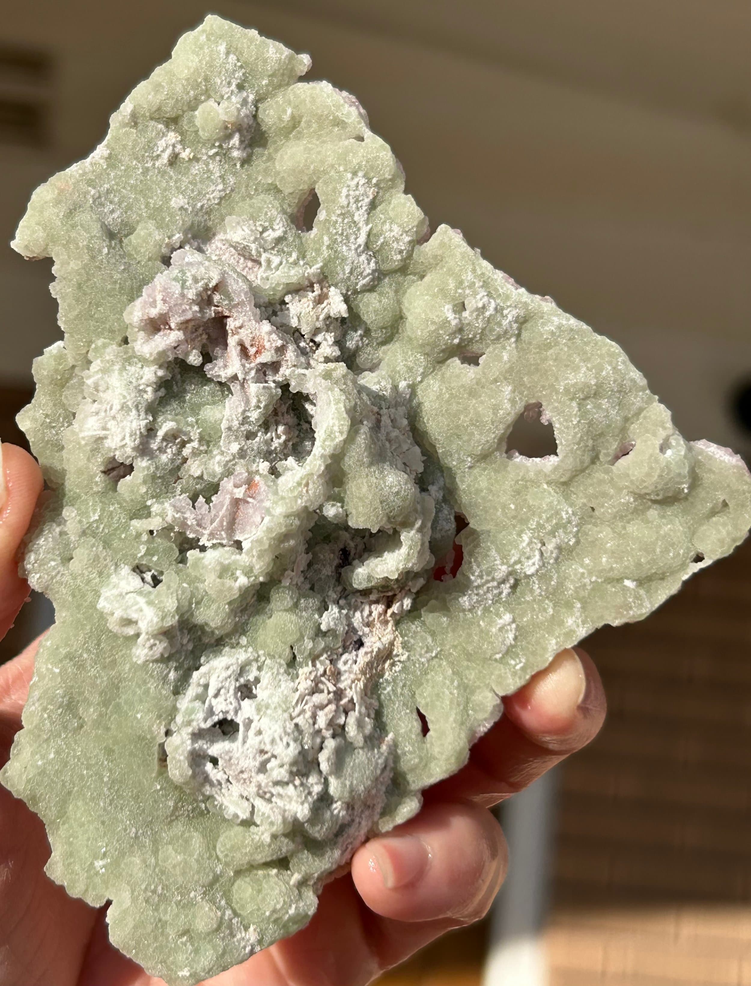 Rare Sought After Amethyst on Green Fluorite - Nancy Hanks Mine, CO