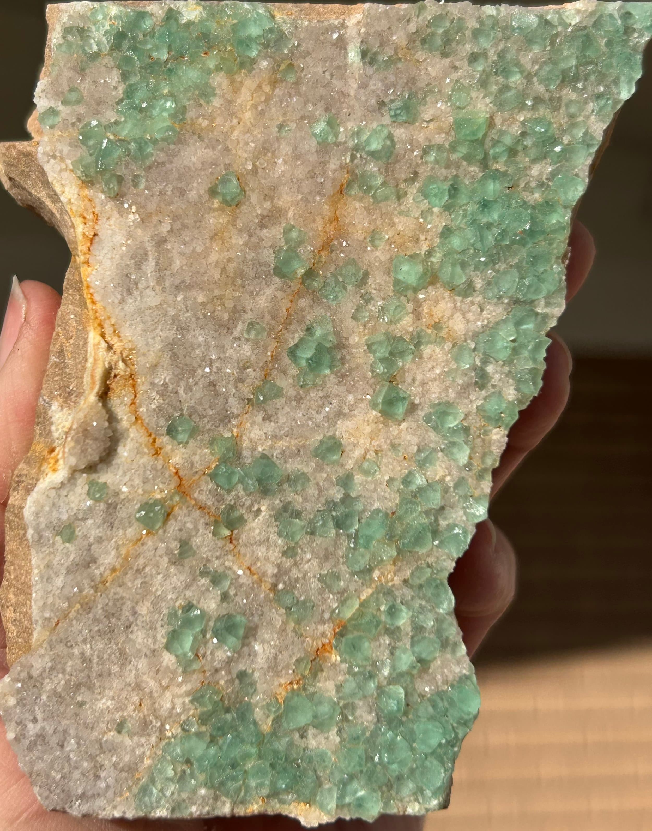 Rare Amethyst & Green Fluorite - Nancy Hanks Mine, CO
