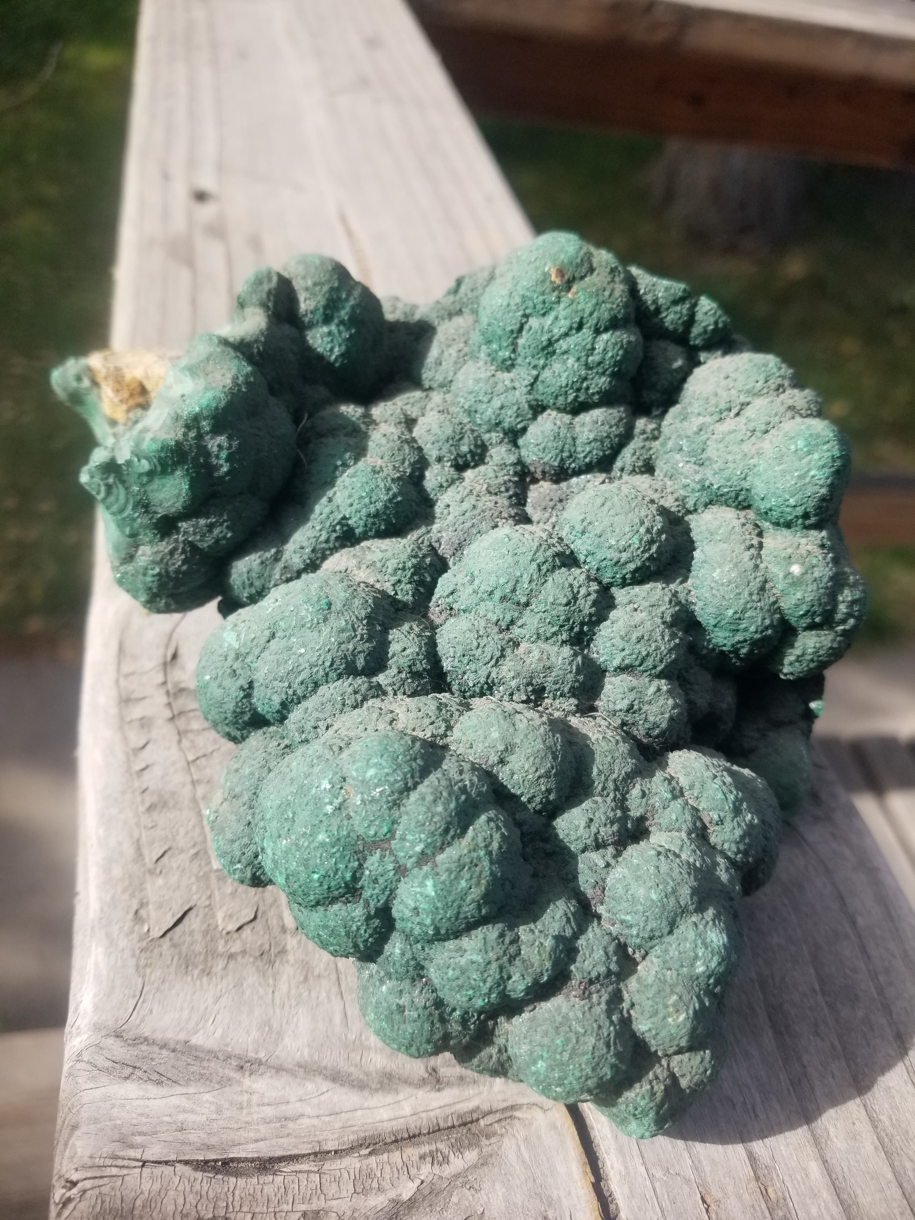 Nice Large Raw Malachite Specimen Natural Patterns Colors Big Botryoidals 3Lb