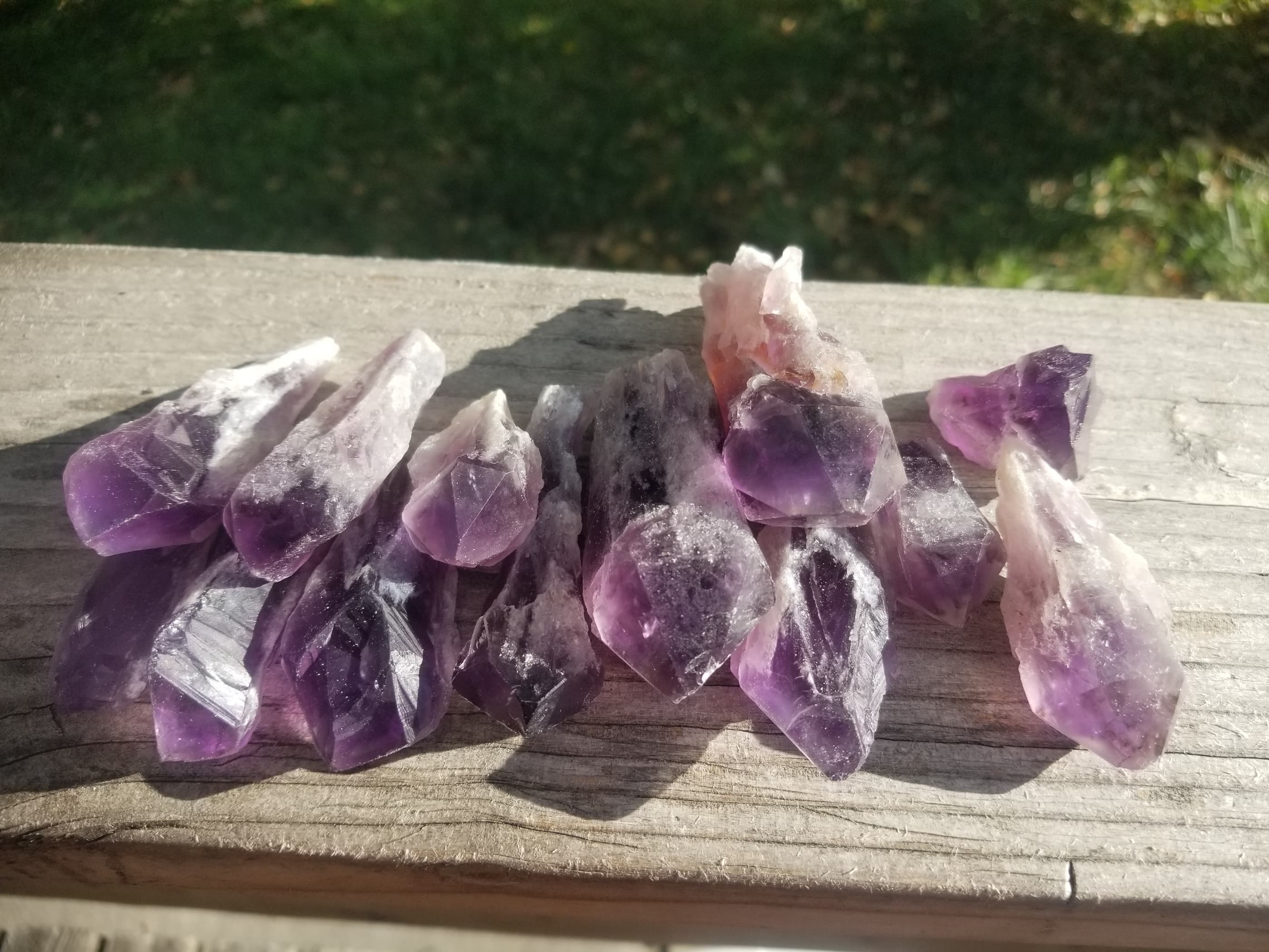 Wholesale - Dragons Tooth Amethyst Bahia or Elestial Root Amethyst 1Lb Lot