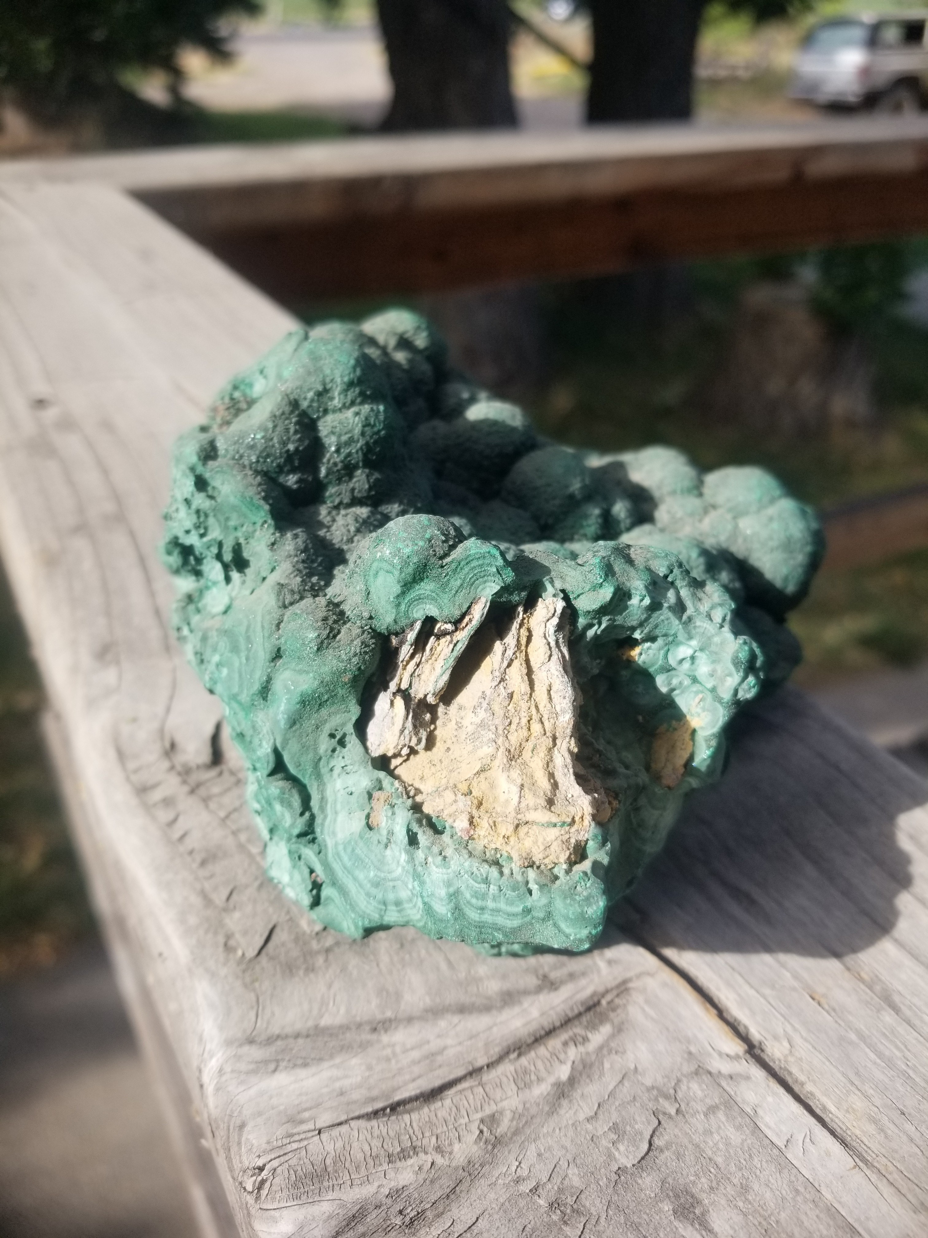 Nice Large Raw Malachite Specimen Natural Patterns Colors Big Botryoidals 3Lb