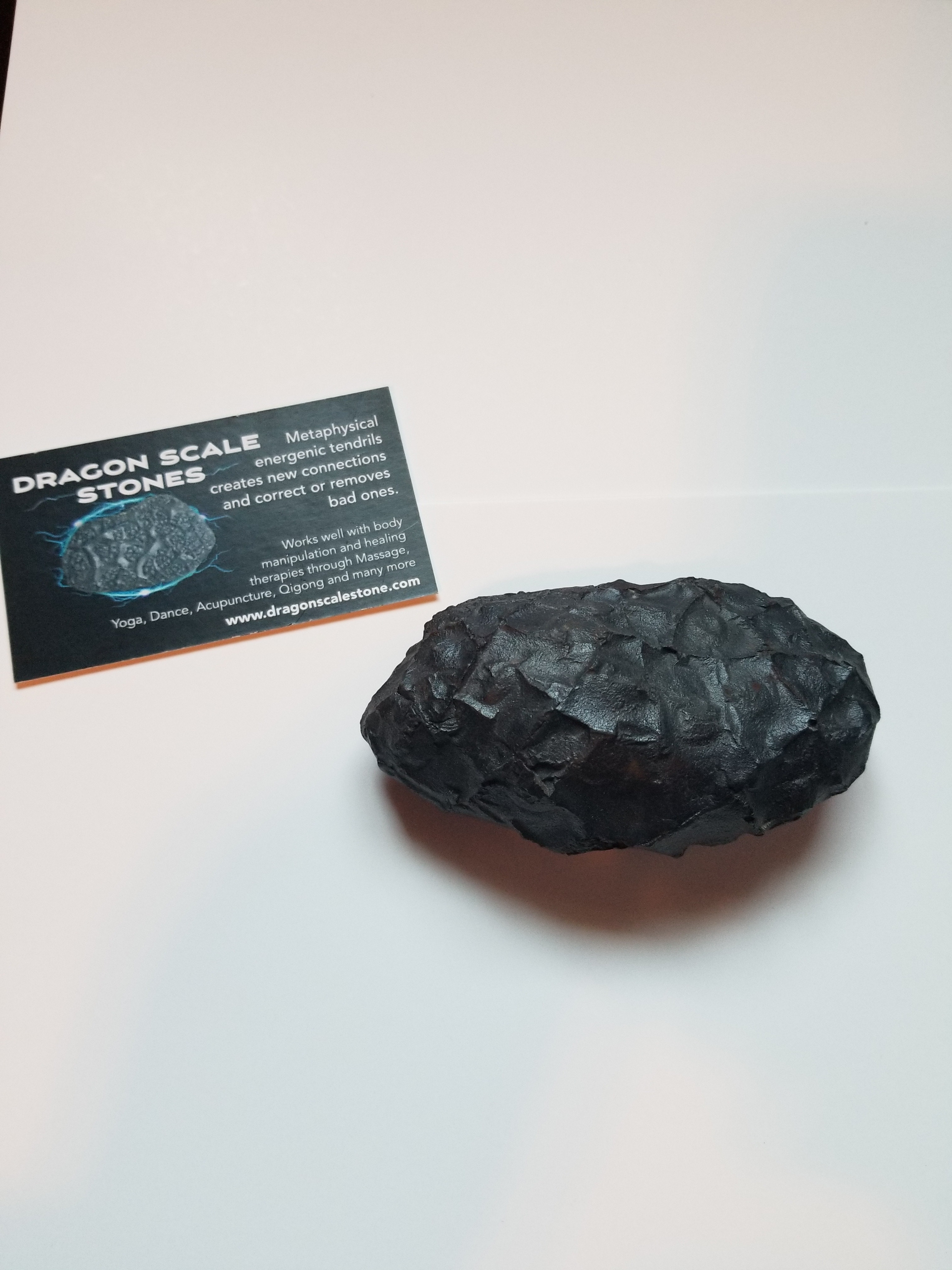 Nice New Dragon Scale Stone Nodule Cleansing Tendrils Metaphysical Therapy Connection