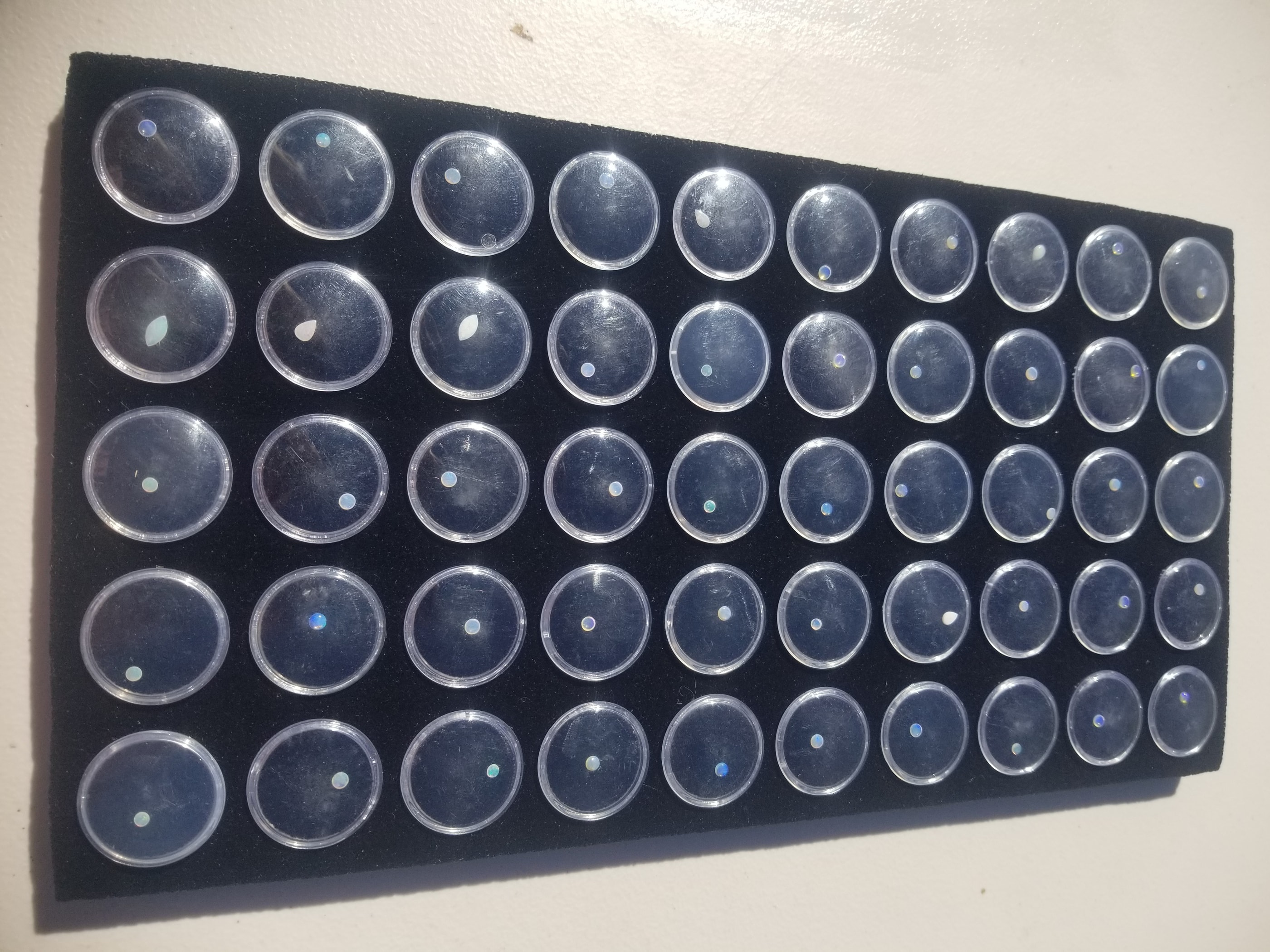 *Wholesale - 50 Pc Australian Opal Small Cabochons Mixed Lot - Individually Cased
